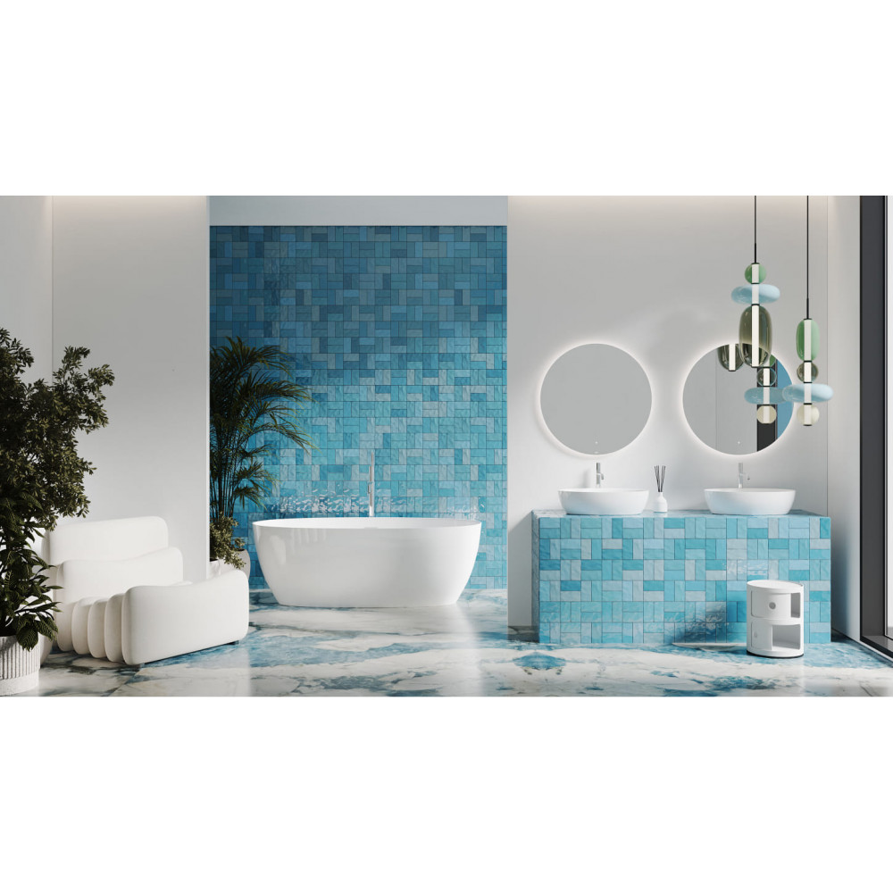 Отдельностоящая ванна S-Sense ALDA 160х80 Глянцевая 101913G Salini