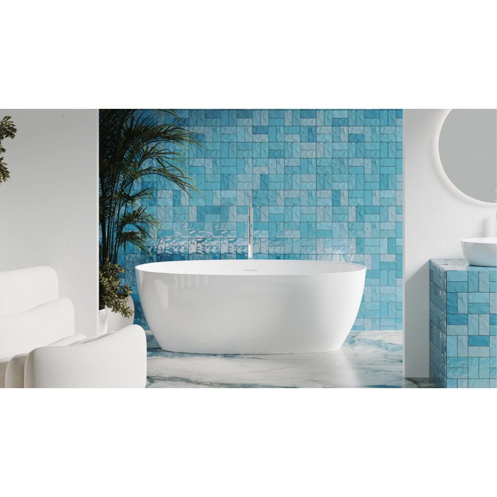 Отдельностоящая ванна S-Sense ALDA 160х80 Глянцевая 101913G Salini