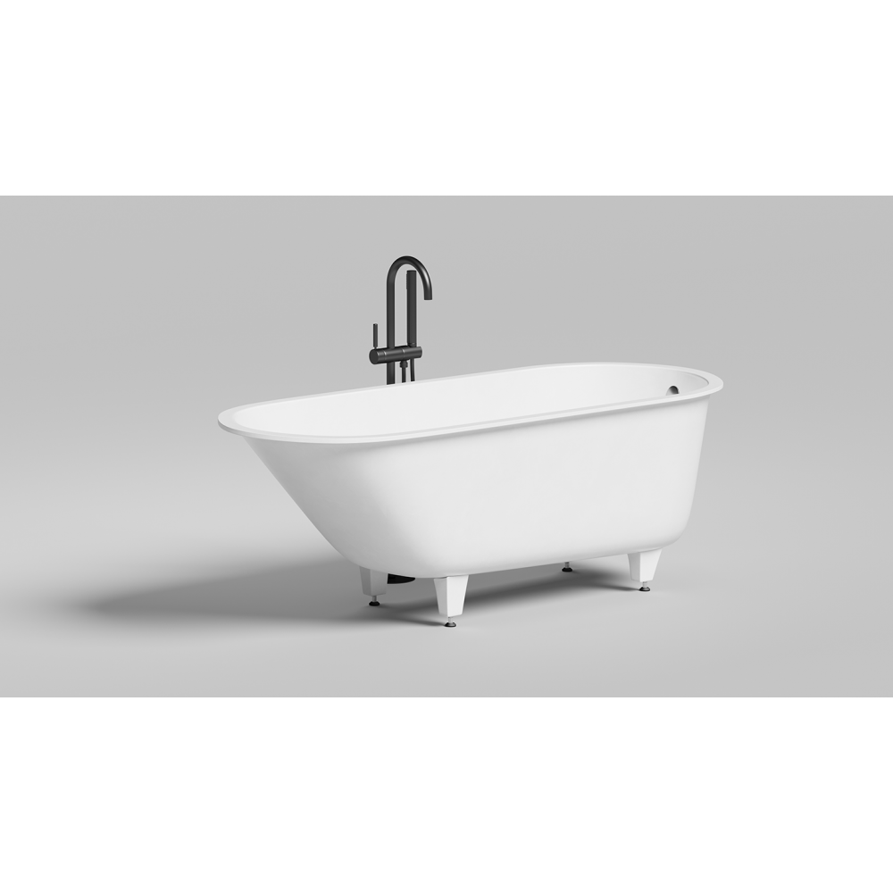 Встраиваемая ванна S-Sense ORNELLA 170х75 Глянцевая 102311G Salini