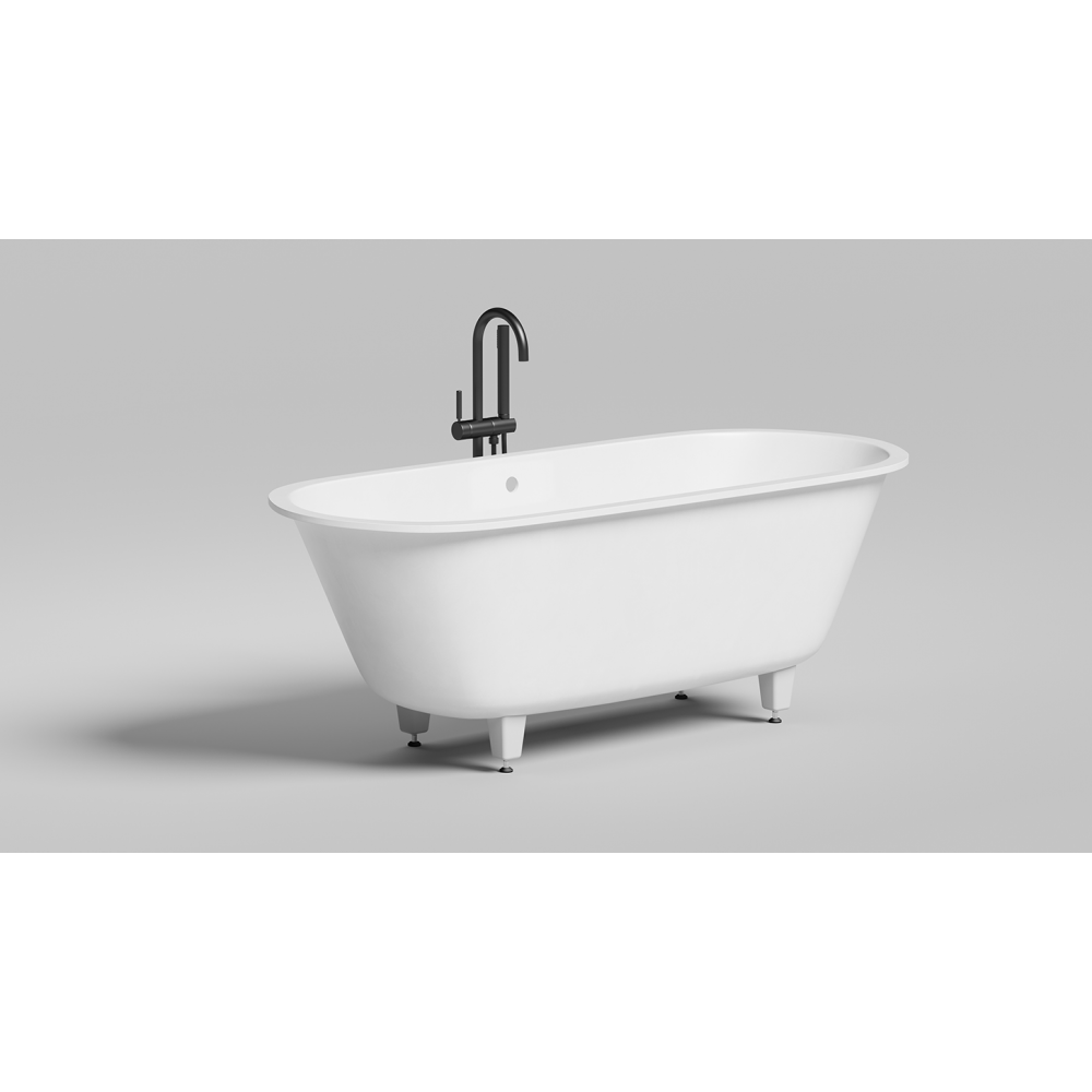 Встраиваемая ванна S-Sense ORNELLA AXIS 180x80 Глянцевая 103411G Salini