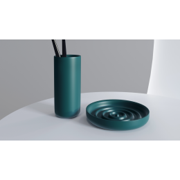 Аксессуар для ванной комнаты S-Stone Стакан GOCCE Матовый 1901201 Salini