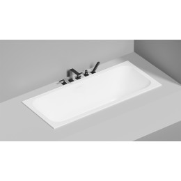 Встраиваемая ванна S-Sense ORLANDA AXIS KIT 170x75 Глянцевая 103313G Salini