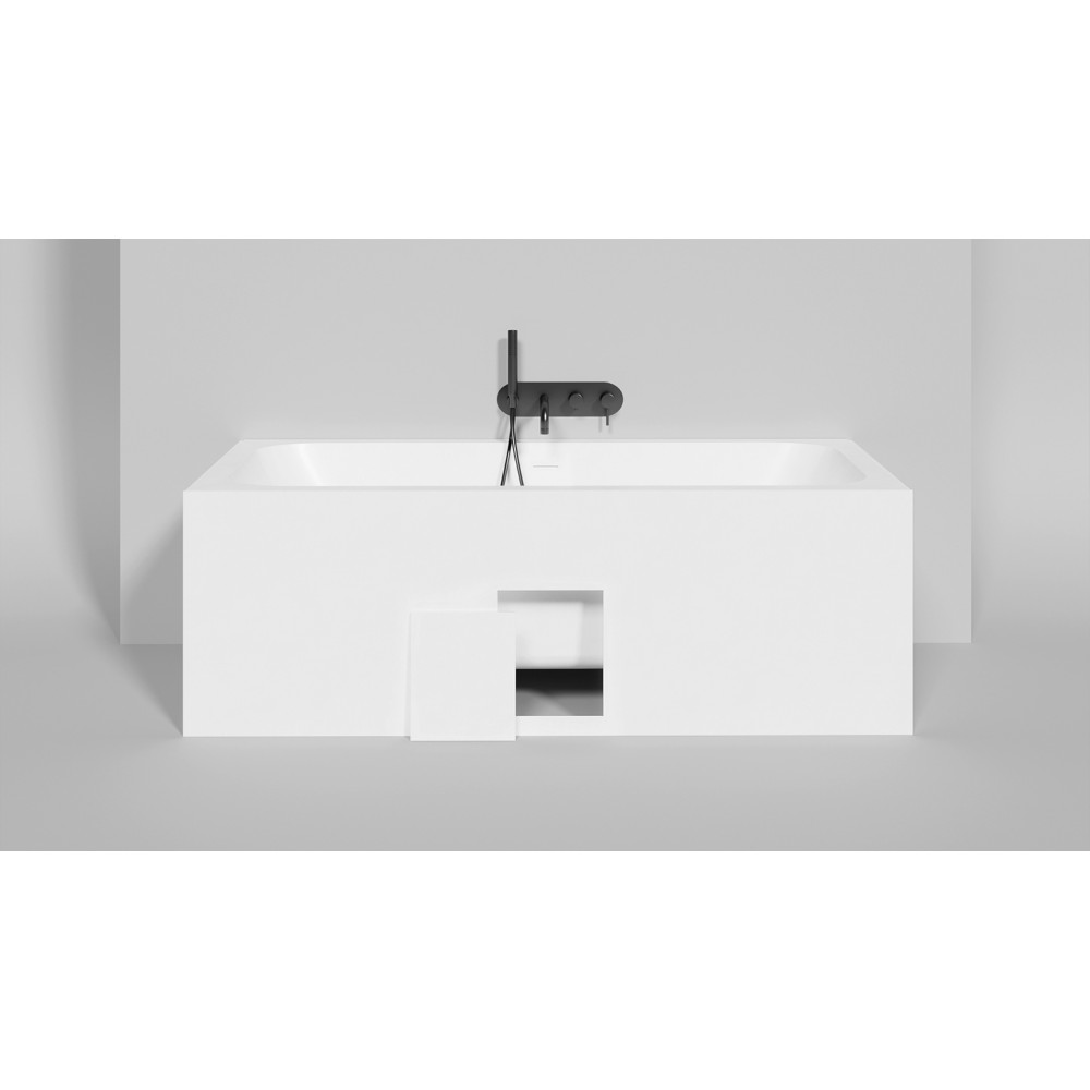 Встраиваемая ванна S-Sense ORLANDA AXIS KIT 170x75 Глянцевая 103313G Salini