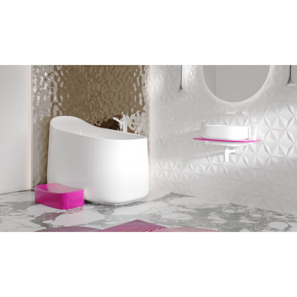 Отдельностоящая ванна S-Sense ORIENTE OFURO Глянцевая 1043101G Salini