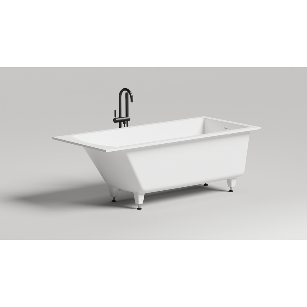 Встраиваемая ванна S-Sense CASCATA KIT 170x75 Глянцевая 104313G Salini