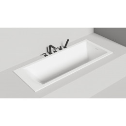 Встраиваемая ванна S-Sense CASCATA KIT 170x75 Глянцевая 104313G Salini