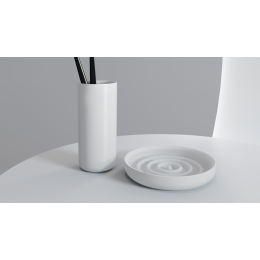 Аксессуар для ванной комнаты S-Stone Мыльница GOCCE Матовая 1902201 Salini