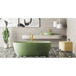 Подвесная раковина S-Sense ALDA WALL 02 Глянцевая 140312G Salini