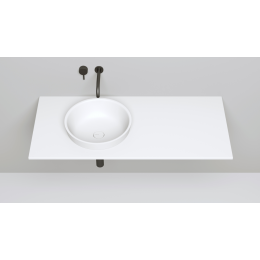 Полувстраиваемая раковина S-Stone MAREA 03 Матовая 1802203M Salini