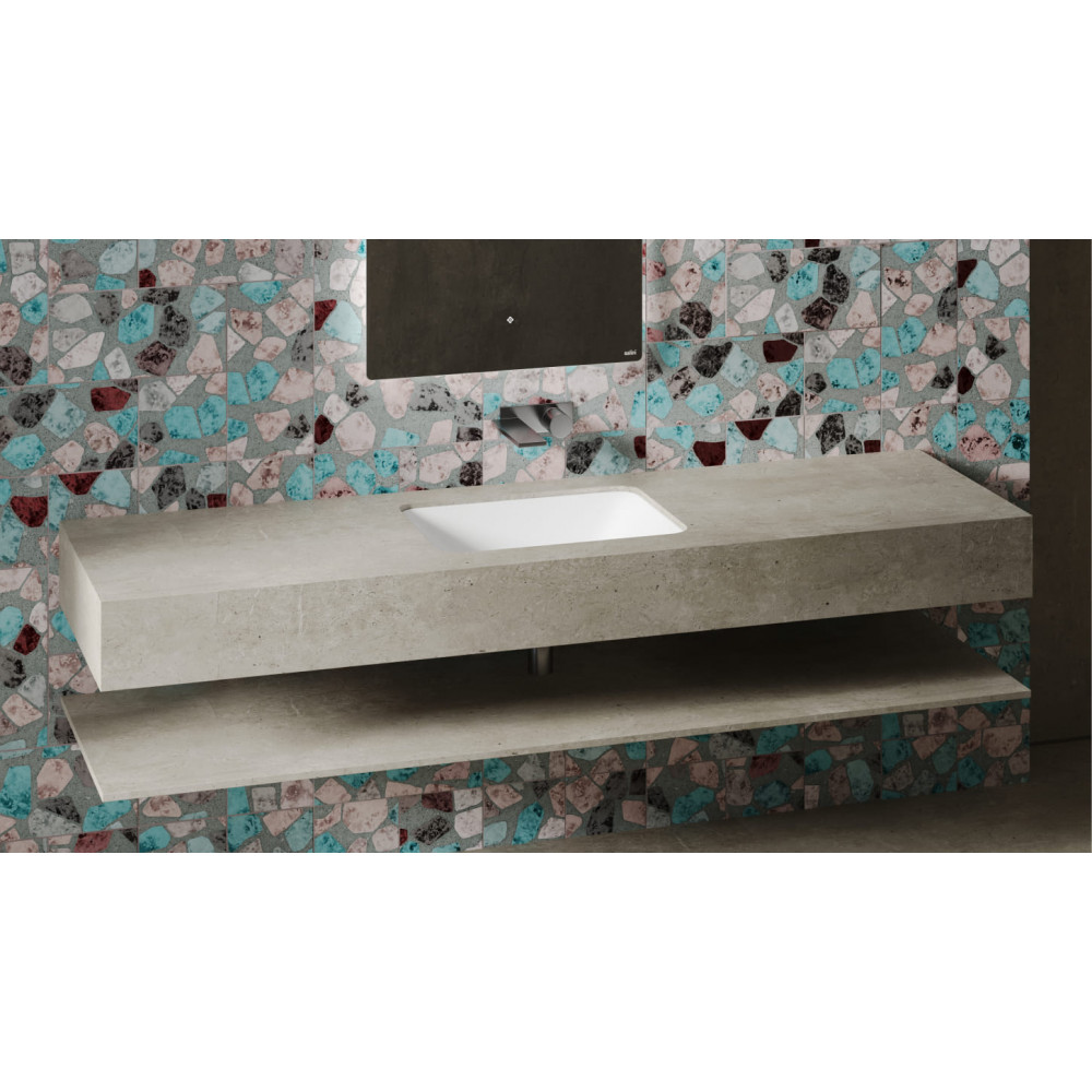 Встраиваемая раковина S-Sense MAREA 06 Глянцевая 1802106G Salini
