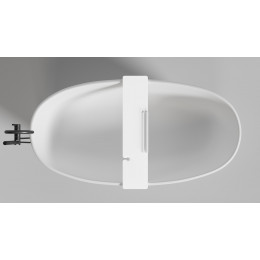 Аксессуар для ванной комнаты S-Stone Полка для ванны GABBIANO Матовая 1906201M Salini