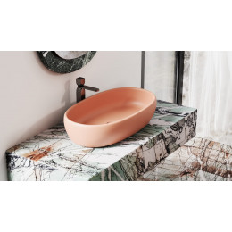 Накладная раковина S-Stone LUCE Матовая 110721M Salini