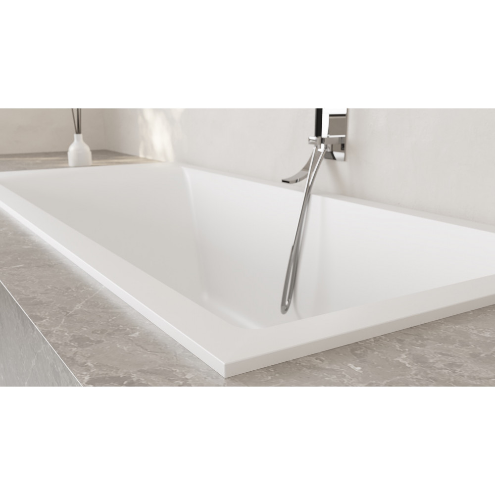 Встраиваемая ванна S-Sense CASCATA 170x75 Глянцевая 104113G Salini