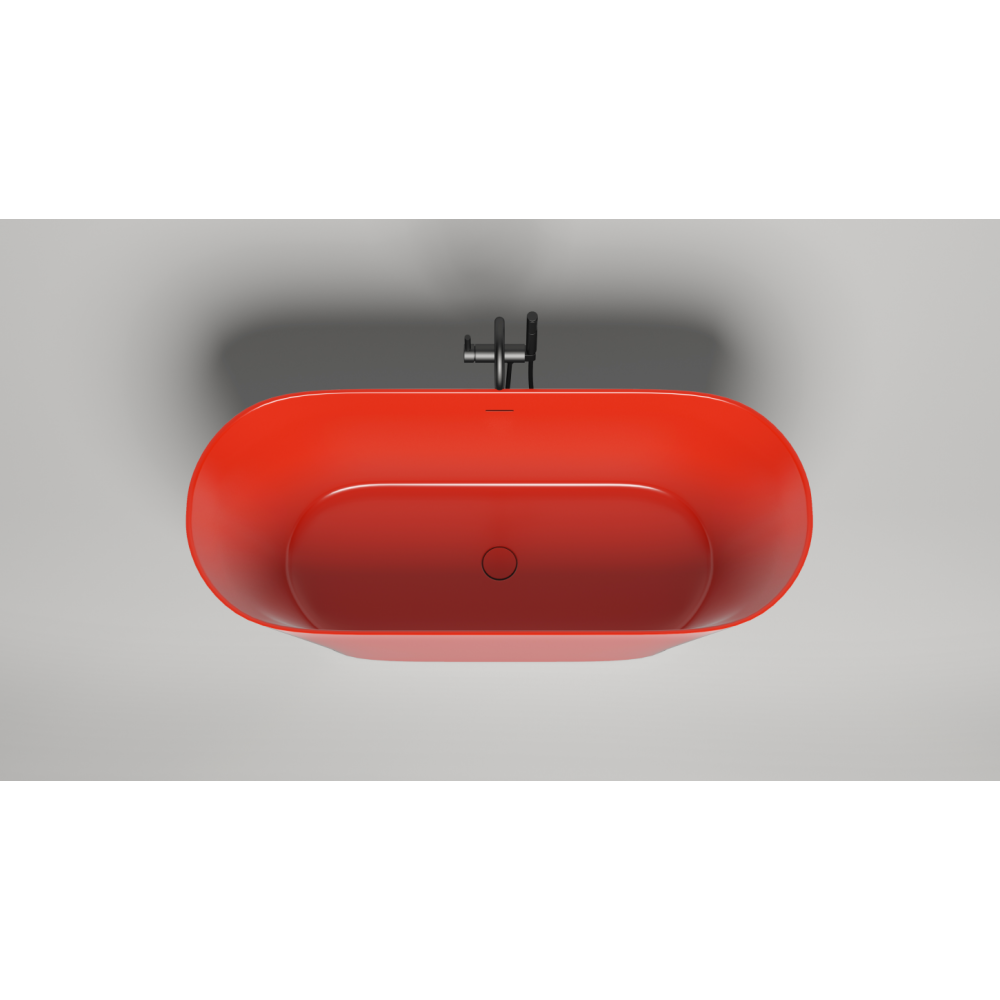 Отдельностоящая ванна S-Sense MONA 170 Глянцевая 102912G Salini