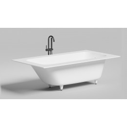 Встраиваемая ванна S-Sense ORLANDA PLUS KIT 190x100 Глянцевая 102114G Salini