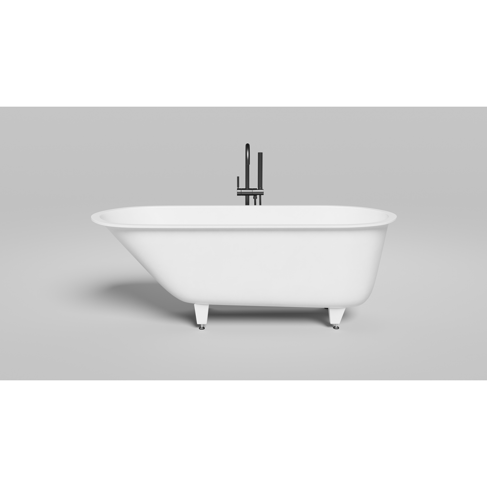 Встраиваемая ванна S-Sense ORNELLA KIT 170х75 Глянцевая 102411G Salini