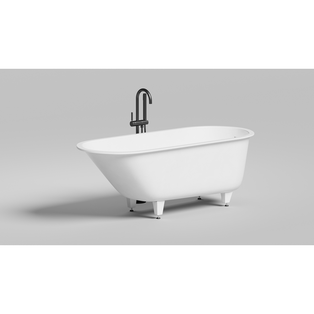 Встраиваемая ванна S-Sense ORNELLA KIT 170х75 Глянцевая 102411G Salini