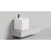 Накладная раковина S-Sense ARMONIA SQUARE TOP 03 Глянцевая 130513TG Salini