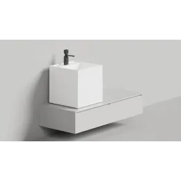 Накладная раковина S-Sense ARMONIA SQUARE TOP 03 Глянцевая 130513TG Salini