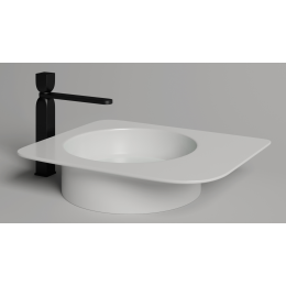 Накладная раковина S-Stone NINFEA 02 Матовая 110521M Salini