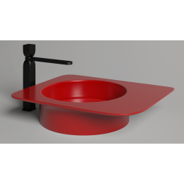 Накладная раковина S-Stone NINFEA 02 Матовая 110521M Salini