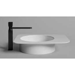 Накладная раковина S-Stone NINFEA 02 Матовая 110521M Salini