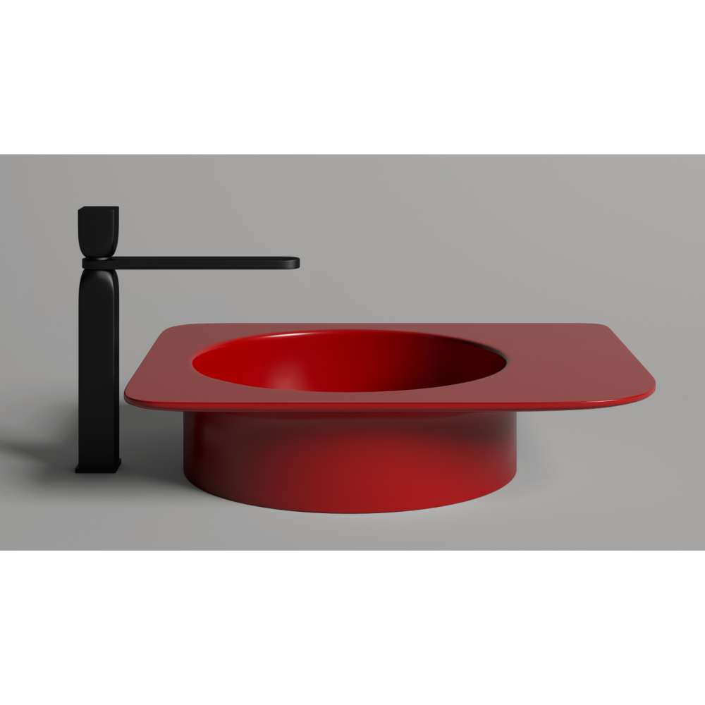 Накладная раковина S-Stone NINFEA 02 Матовая 110521M Salini