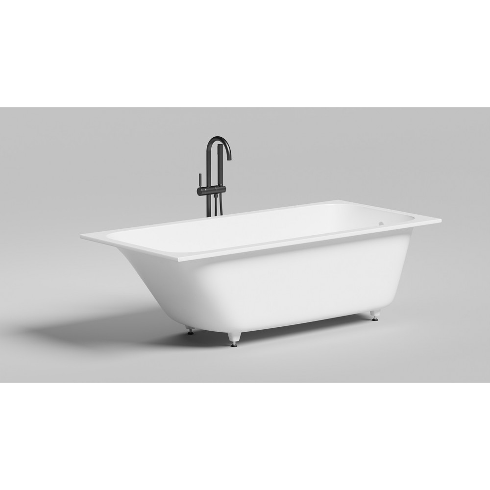 Встраиваемая ванна S-Sense ORLANDA 170х80 Глянцевая 102016G Salini