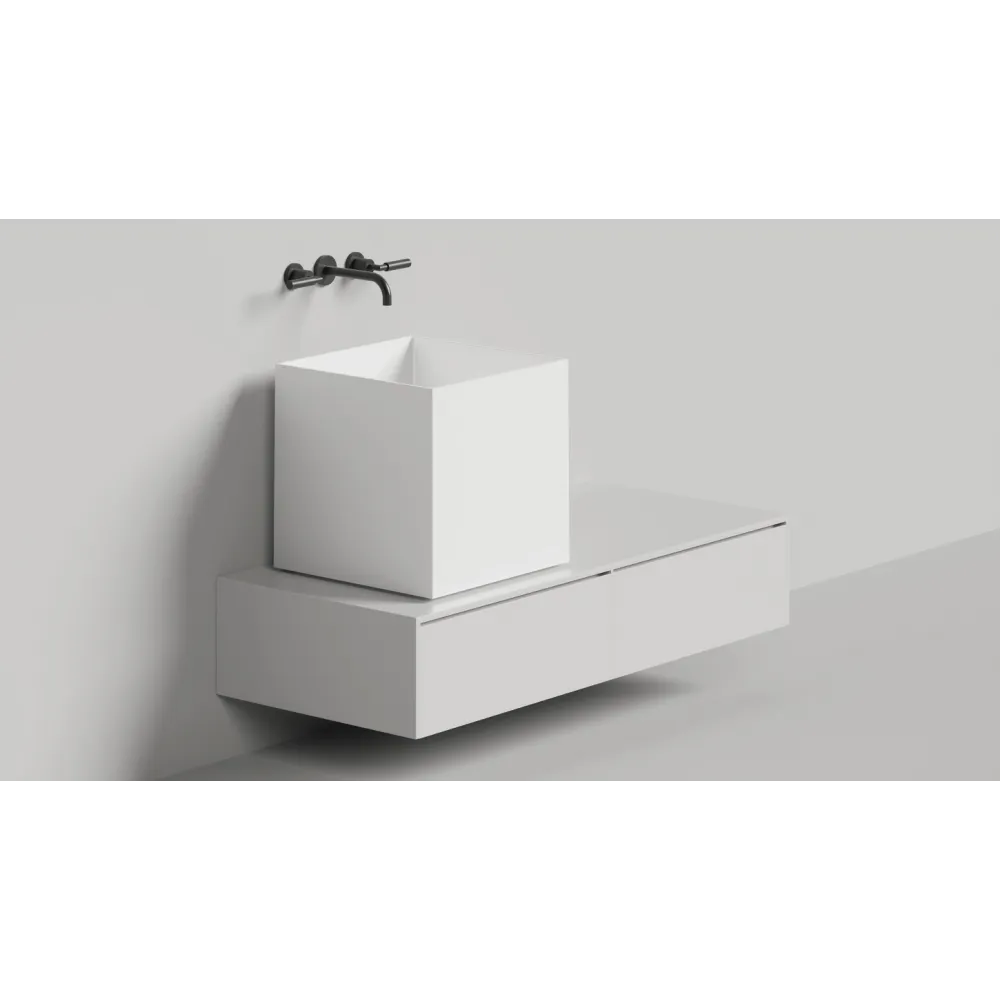 Накладная раковина S-Sense ARMONIA SQUARE 03 Глянцевая 130513G Salini
