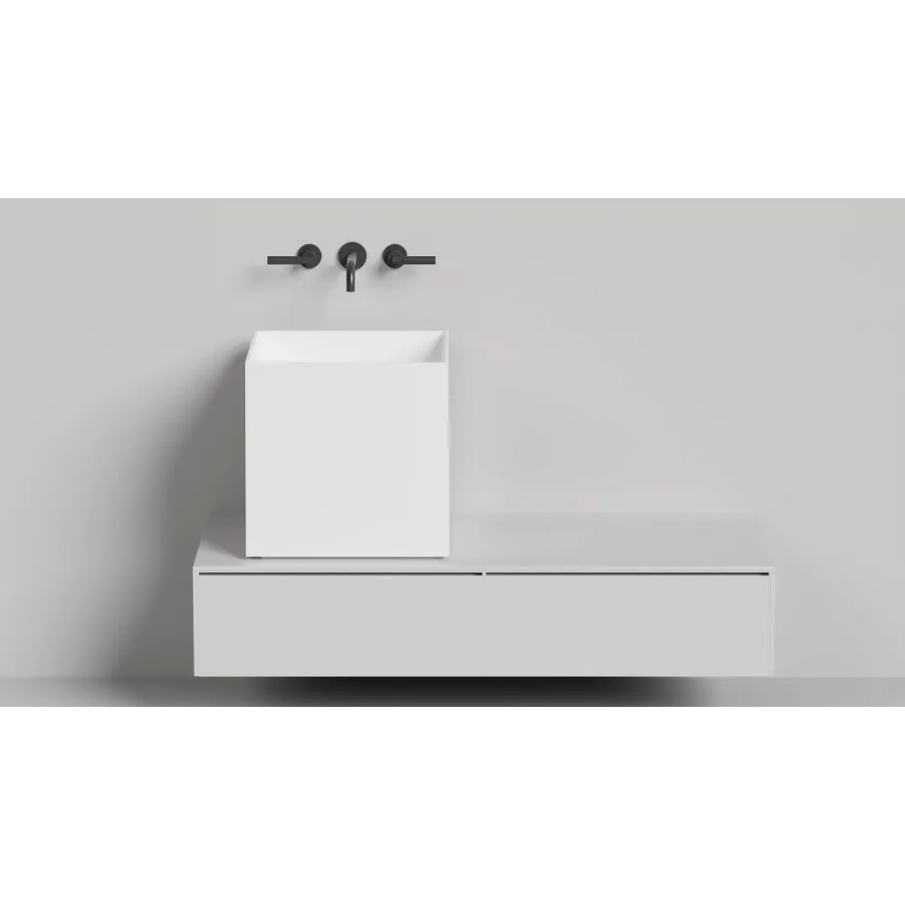 Накладная раковина S-Sense ARMONIA SQUARE 03 Глянцевая 130513G Salini