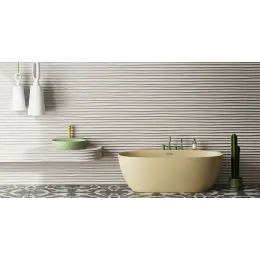 Пристенная ванна S-Sense ALDA WALL Глянцевая 101915G Salini