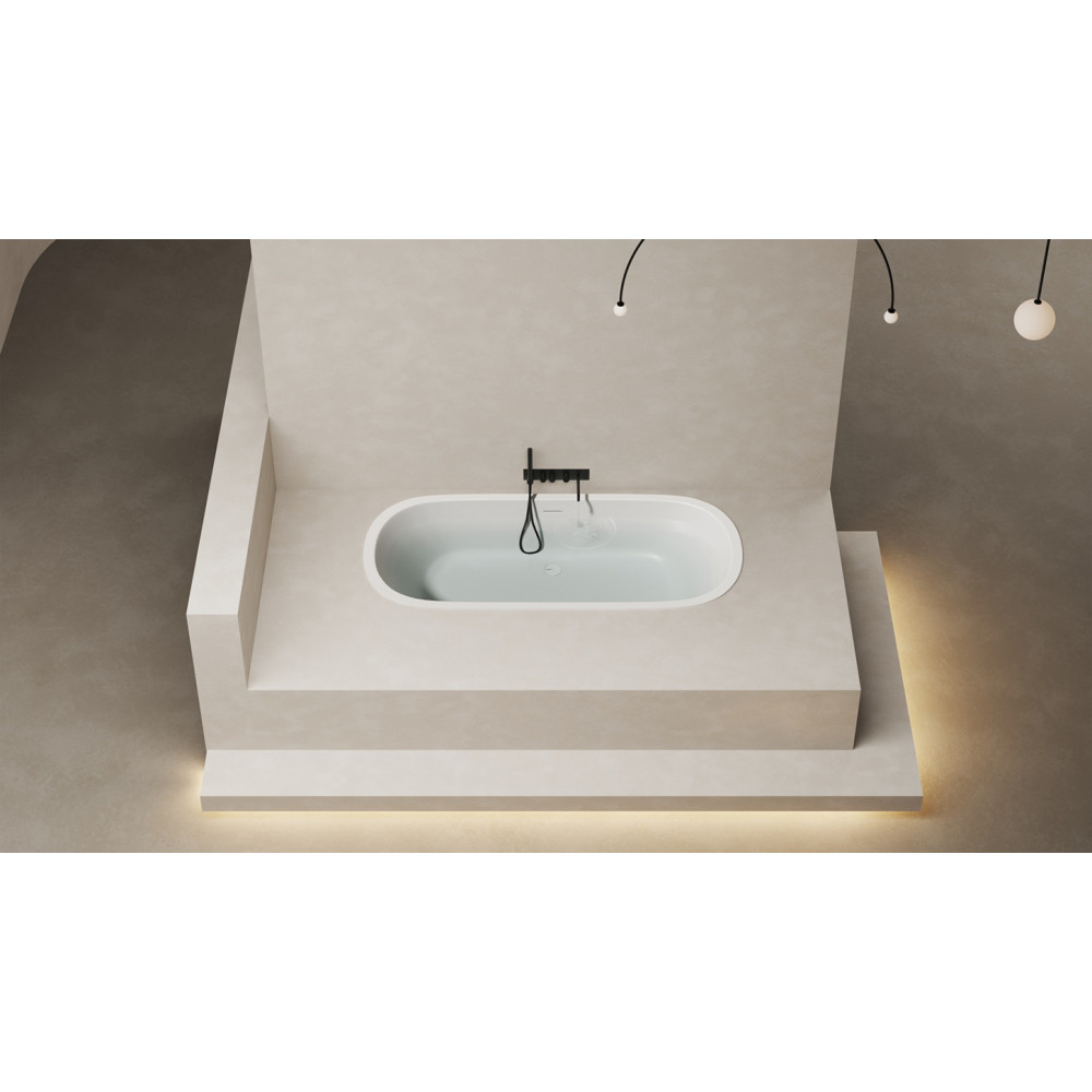 Встраиваемая ванна S-Sense ORNELLA AXIS KIT 170x75 Глянцевая 103513G Salini