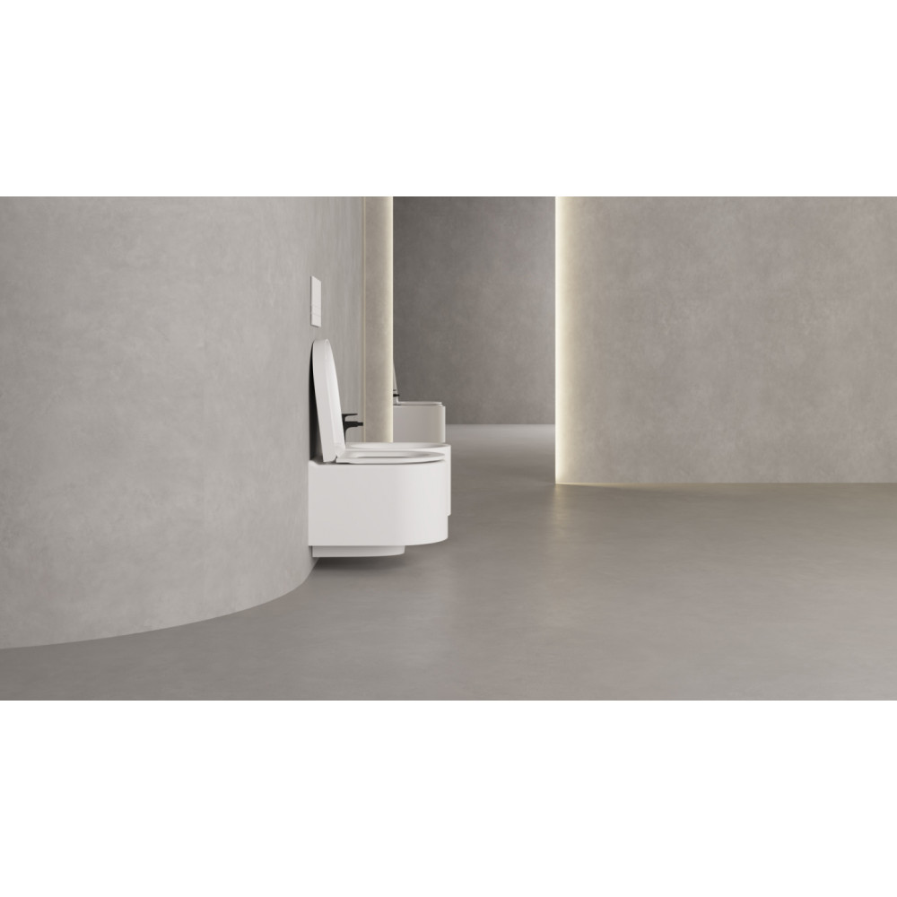 Унитазы и биде S-Stone GEMELLI с крышкой и сиденьем Матовый 240121KSM Salini