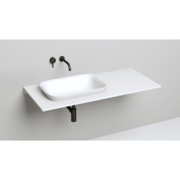 Полувстраиваемая раковина S-Sense MAREA 02 Глянцевая 1802102G Salini