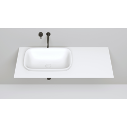 Полувстраиваемая раковина S-Sense MAREA 02 Глянцевая 1802102G Salini