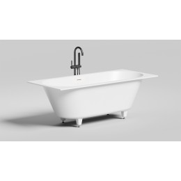 Встраиваемая ванна S-Sense ORNELLA AXIS KIT 180x80 Глянцевая 103511G Salini