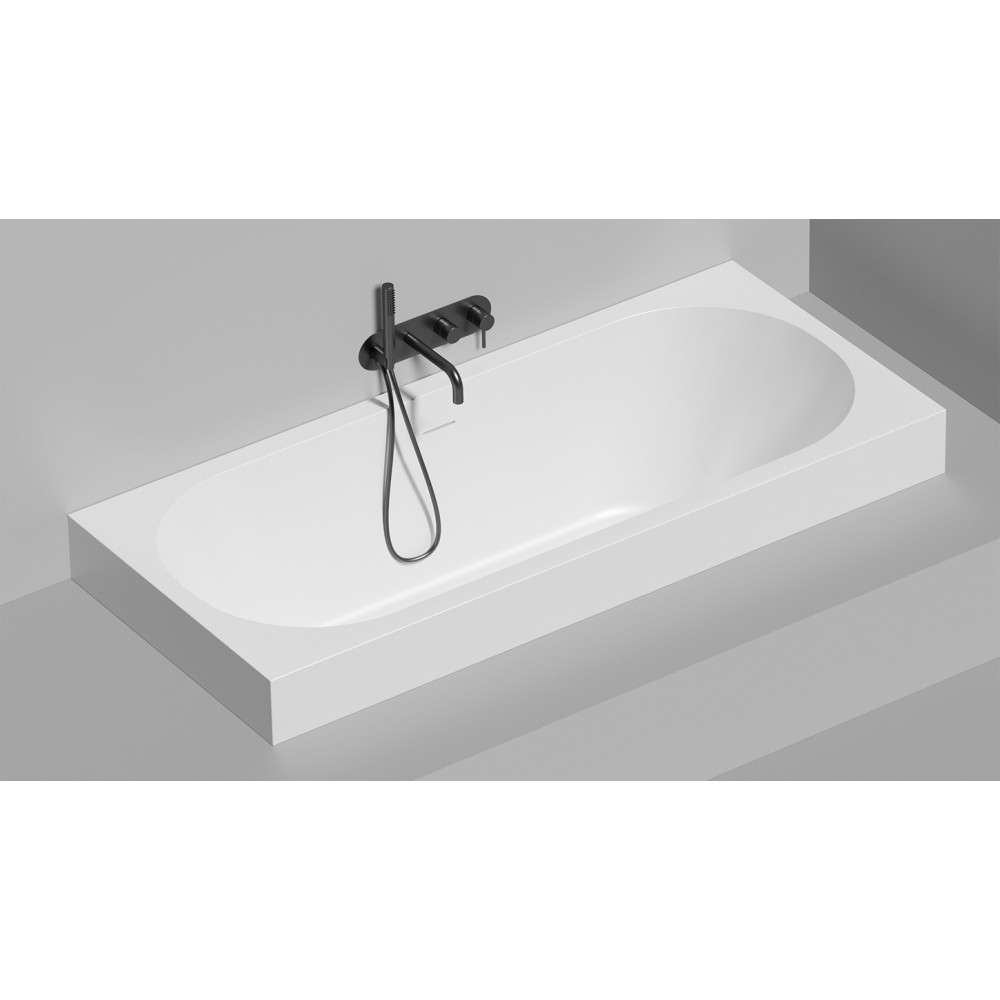 Встраиваемая ванна S-Sense ORNELLA AXIS KIT 180x80 Глянцевая 103511G Salini