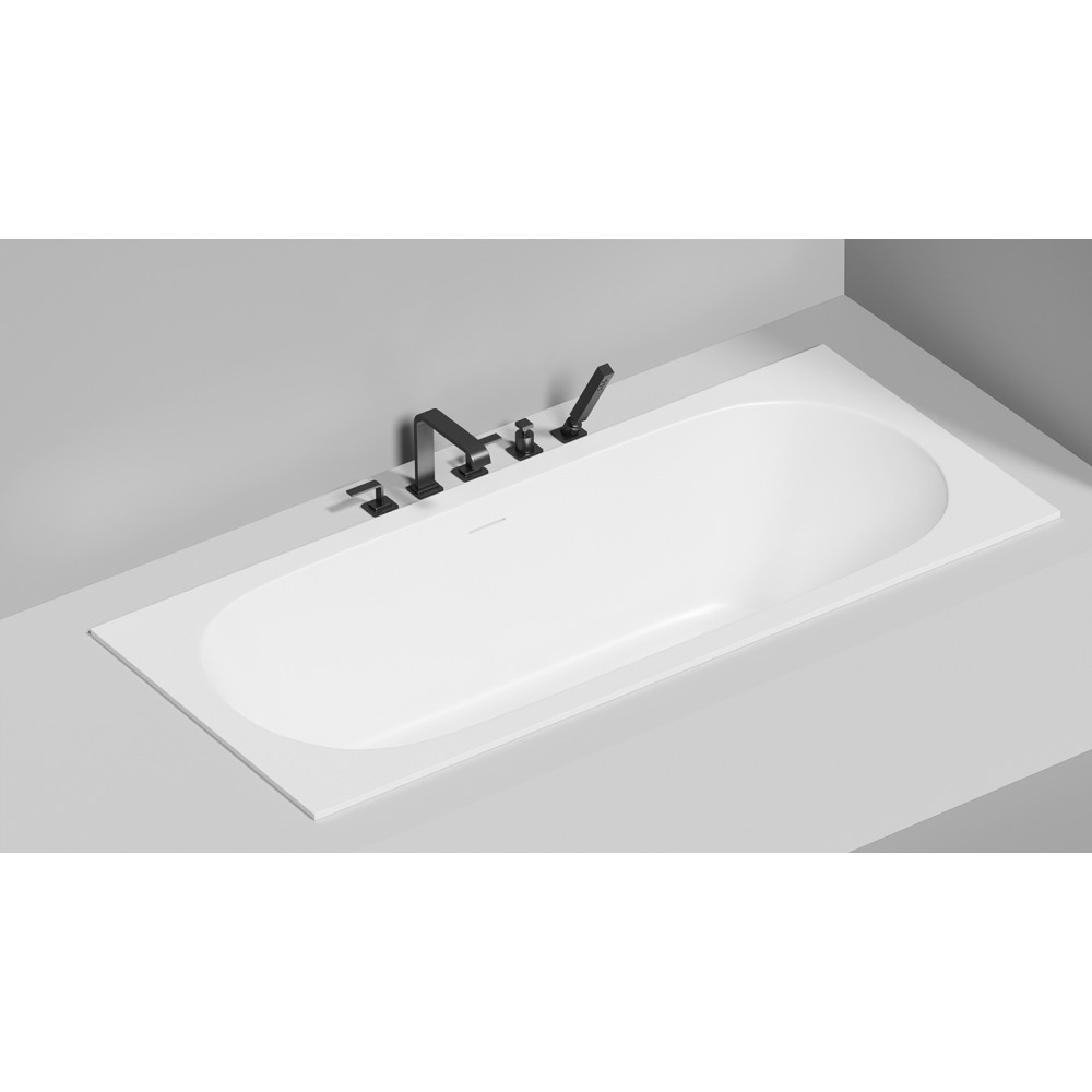 Встраиваемая ванна S-Sense ORNELLA AXIS KIT 180x80 Глянцевая 103511G Salini