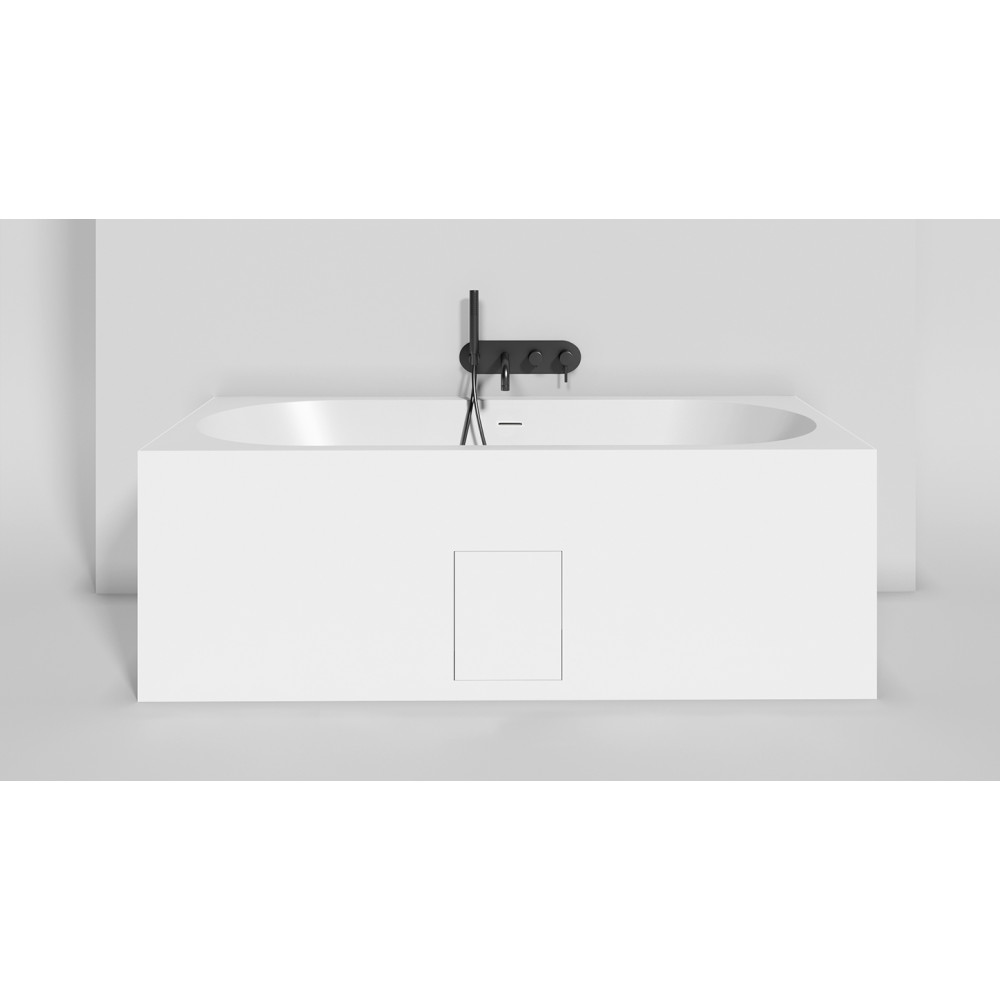 Встраиваемая ванна S-Sense ORNELLA AXIS KIT 180x80 Глянцевая 103511G Salini