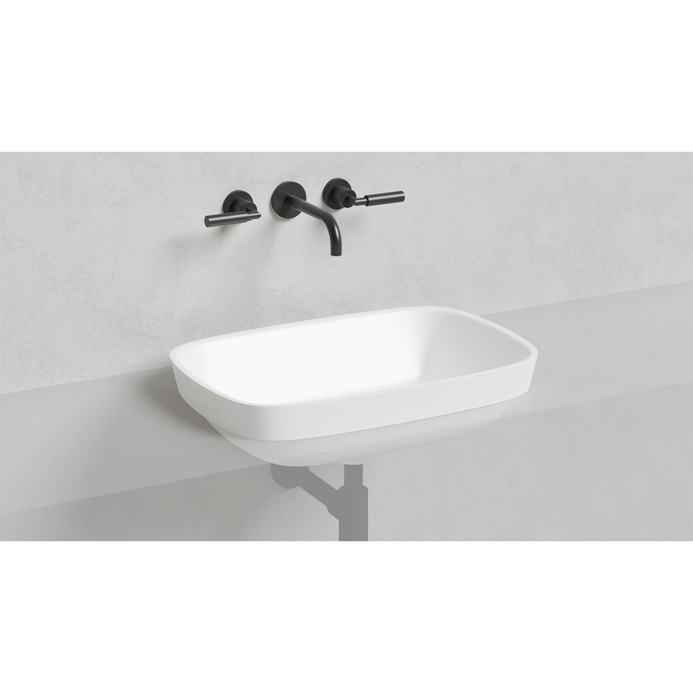 Полувстраиваемая раковина S-Sense MAREA 02 Глянцевая 1802102G Salini