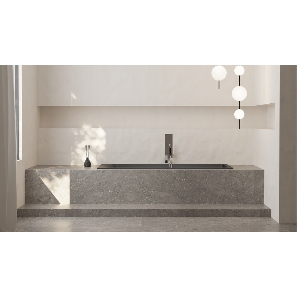 Встраиваемая ванна S-Sense CASCATA KIT 180x80 Глянцевая 104513G Salini