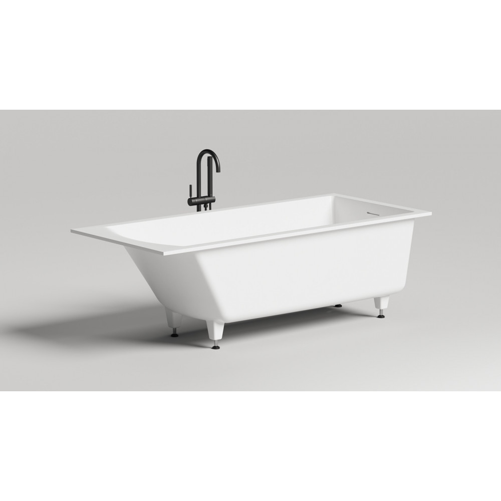 Встраиваемая ванна S-Sense CASCATA KIT 180x80 Глянцевая 104513G Salini