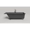 Встраиваемая ванна S-Sense CASCATA KIT 180x80 Глянцевая 104513G Salini