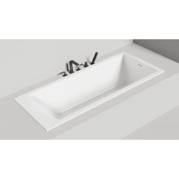 Встраиваемая ванна S-Sense CASCATA KIT 180x80 Глянцевая 104513G Salini