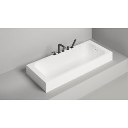 Встраиваемая ванна S-Sense ORLANDA KIT 180x80 Глянцевая 102112G Salini