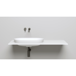 Полувстраиваемая раковина S-Sense MAREA 01 Глянцевая 1802101G Salini