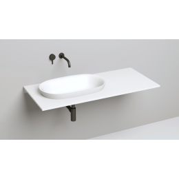 Полувстраиваемая раковина S-Sense MAREA 01 Глянцевая 1802101G Salini