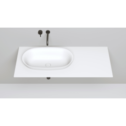 Полувстраиваемая раковина S-Sense MAREA 01 Глянцевая 1802101G Salini