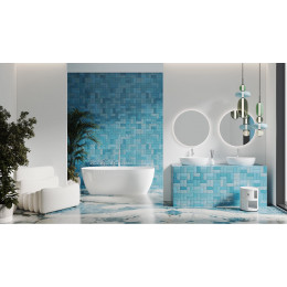 Отдельностоящая ванна S-Sense ALDA 170 Глянцевая 101912G Salini