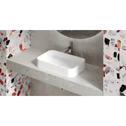 Накладная раковина S-Sense CALLISTA 01 Глянцевая 1101104G Salini